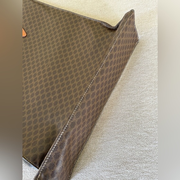 Triomphe Vintage Leather Tote Celine Brown - Picture 3 of 12